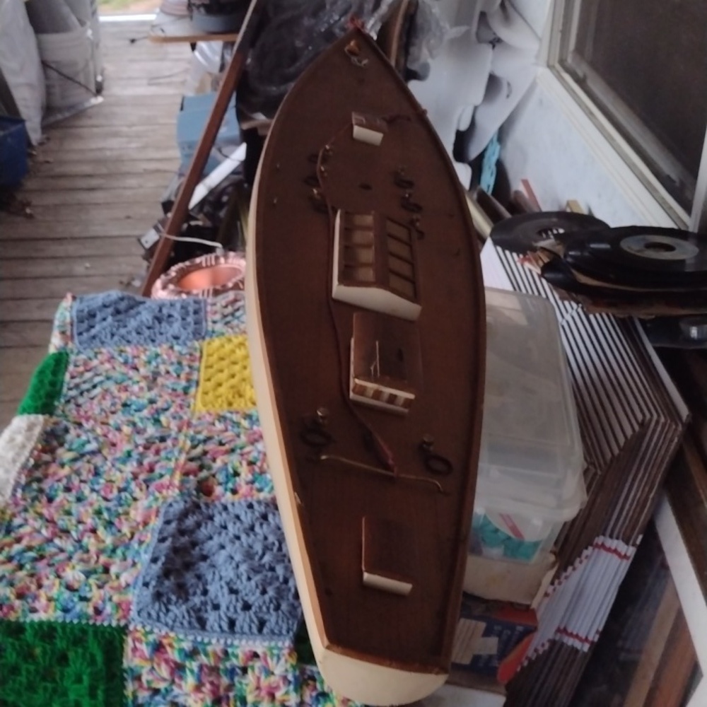 Handcrafted Solid Wood Boat Competition Full Size